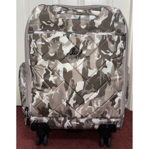 Lug Porter Wheelie 2 Suitcase Beige Camo Taupe Carry On Travel Bag